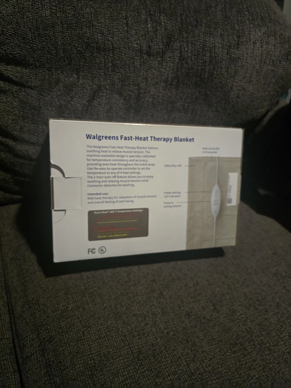 Walgreens | Plush Heat Therapy Blanket